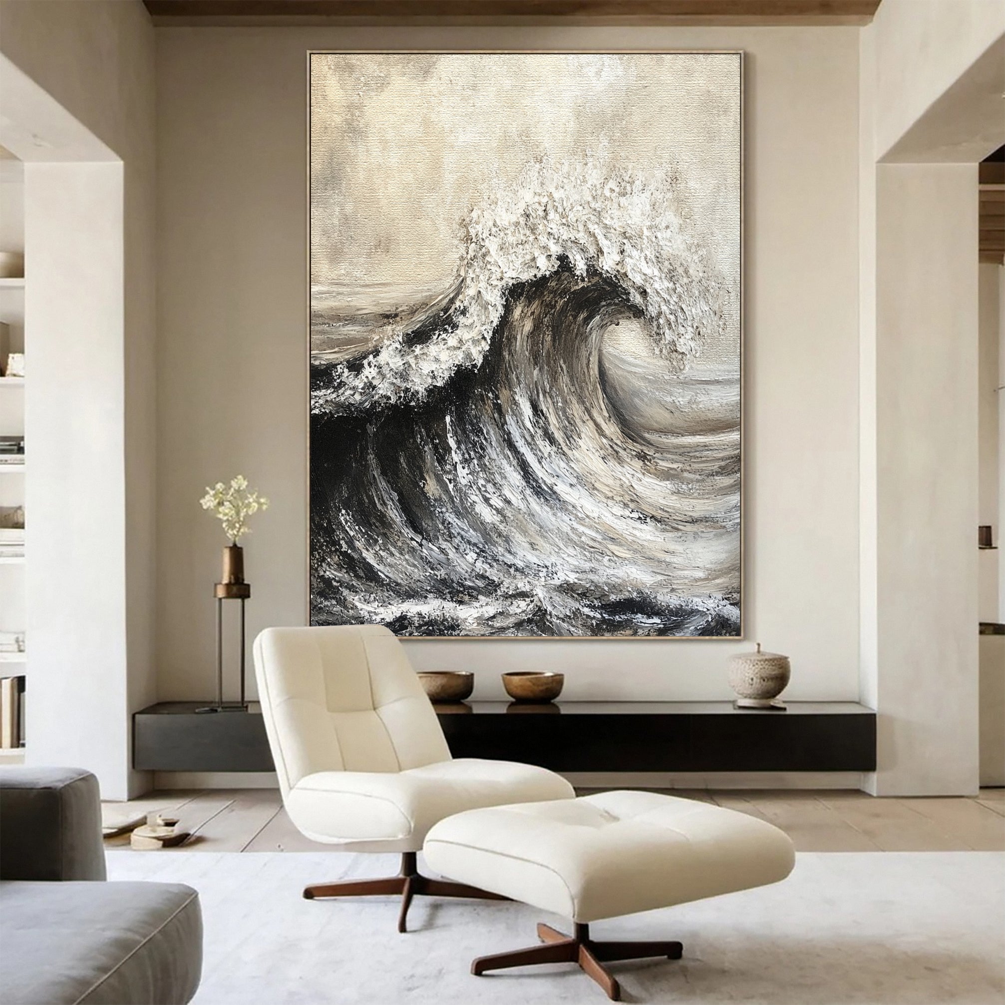 "Eternal Surge" Abstract Wave Art