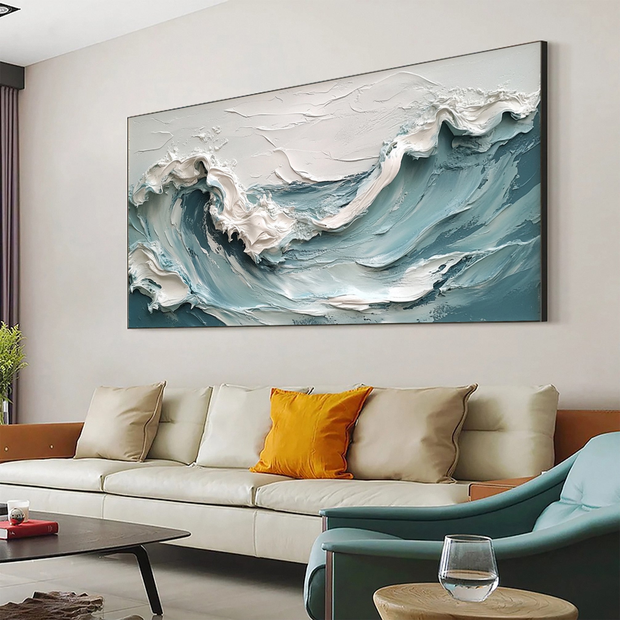 Wave Crest: Dynamic Ocean Canvas