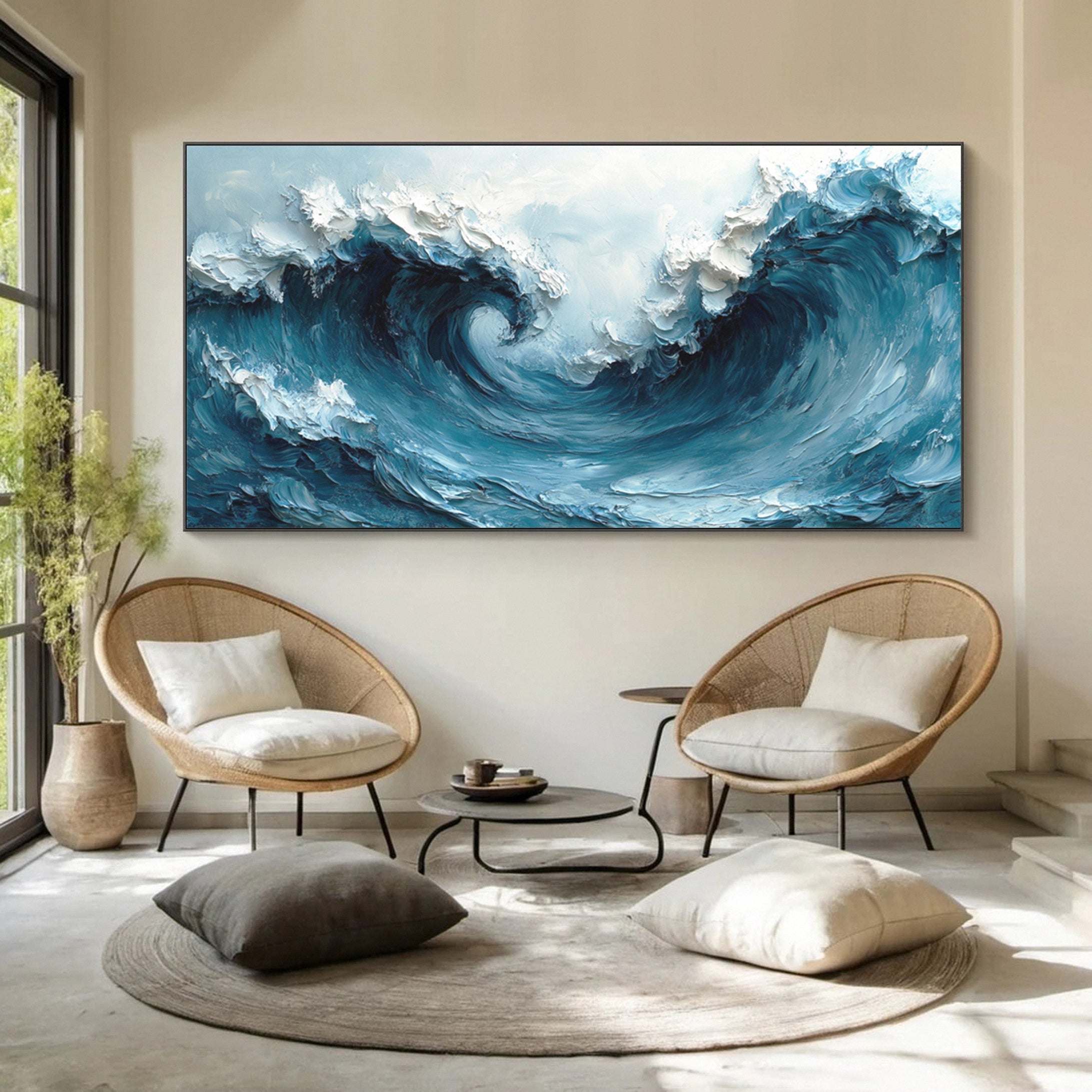 Tidal Symphony: Ocean Wave Art