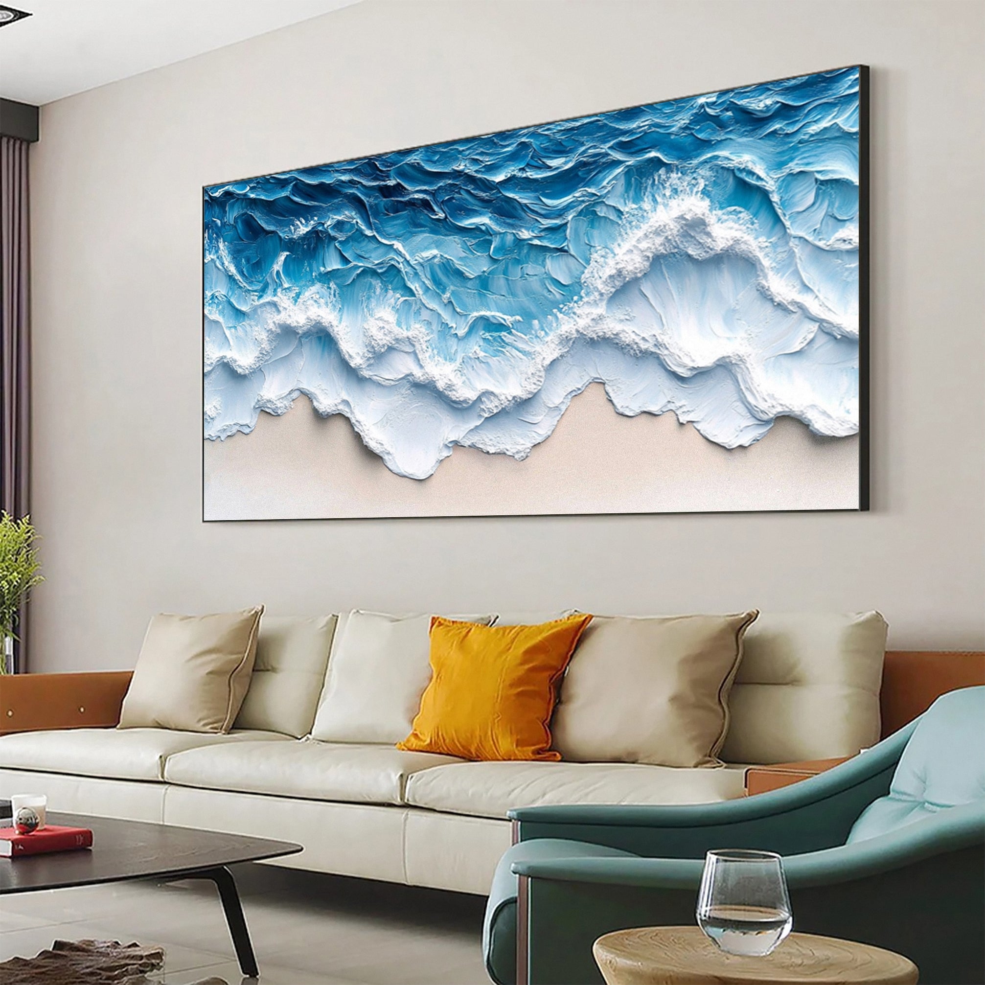 Coastal Elegance: Wave Art Decor