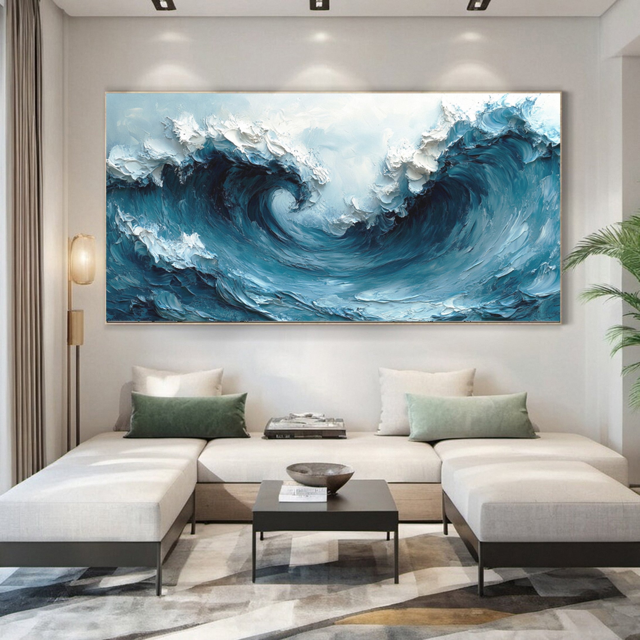 Tidal Symphony: Ocean Wave Art