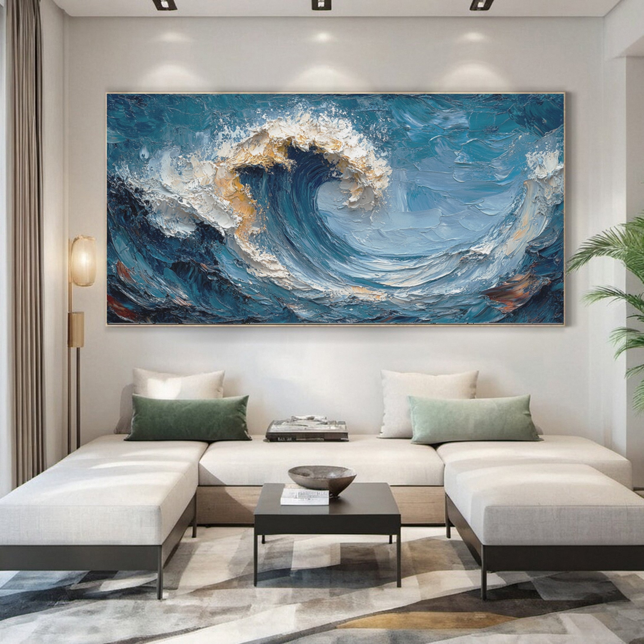 Raging Wave: Bold Ocean Canvas Art