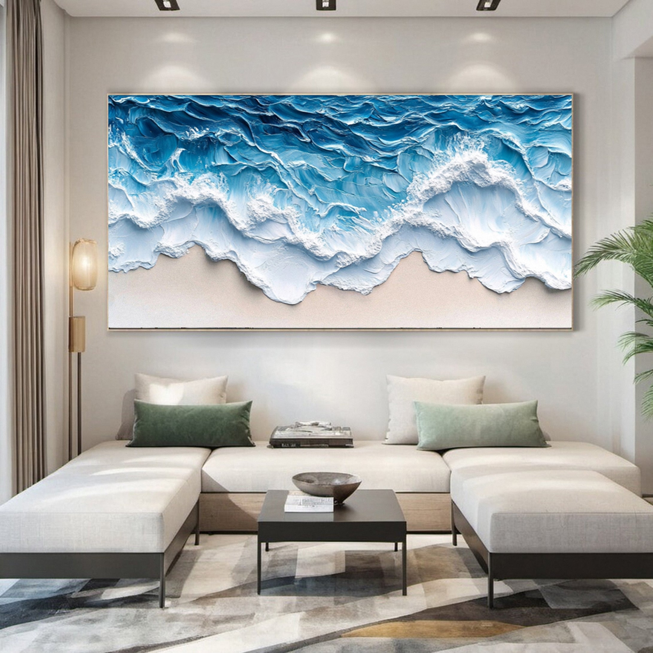 Coastal Elegance: Wave Art Decor