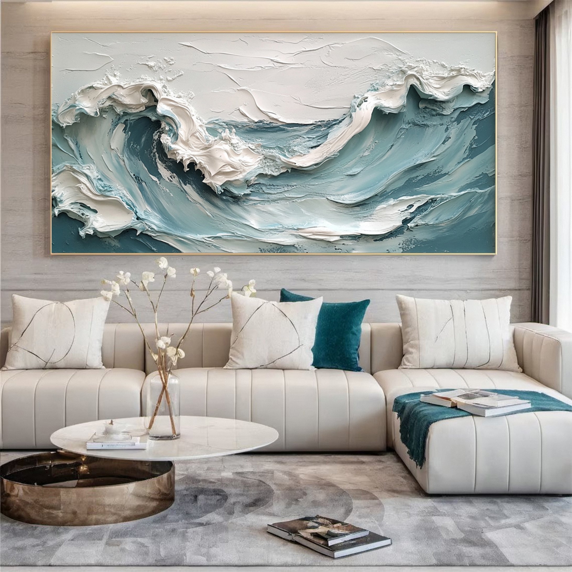 Wave Crest: Dynamic Ocean Canvas