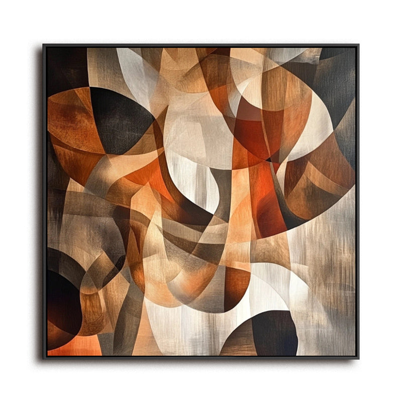 Earth Tones: Abstract Harmony-wp240048