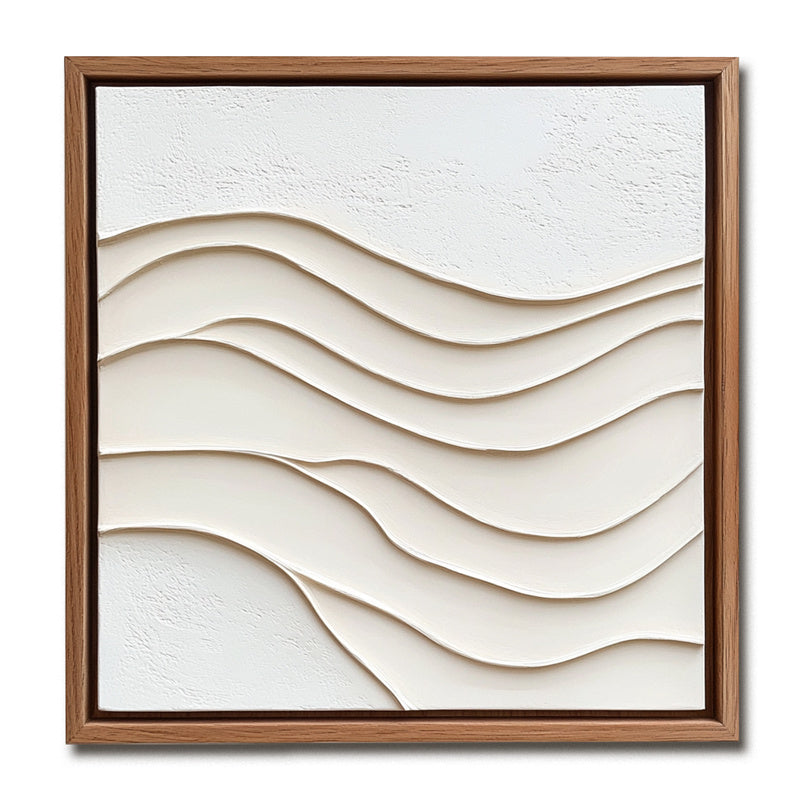 Serene Waves: Textured Relief-wp240288