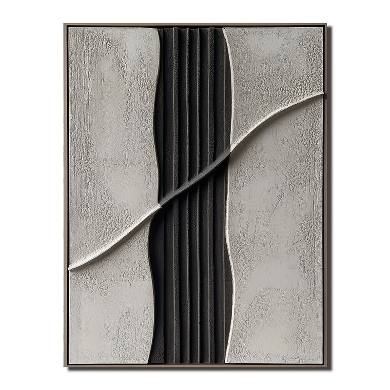 Intersected Neutral Wall Sculpture-241178