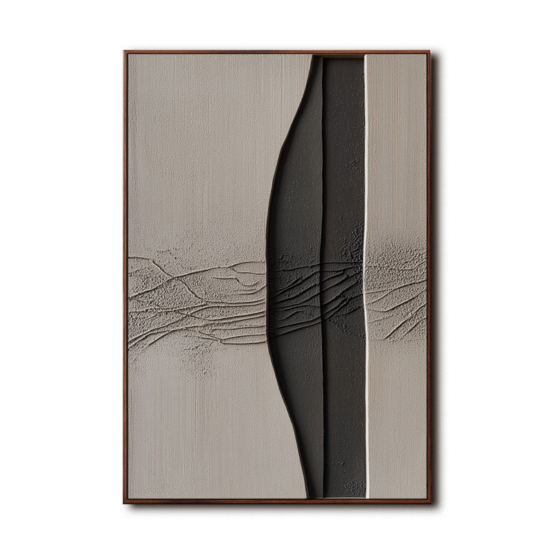 Abstract Split Textured Panel Art-241198