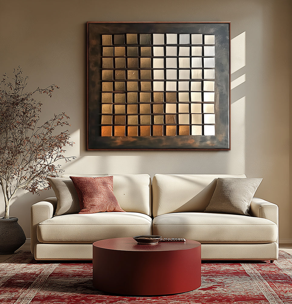 Earthy Geometric Wall Art-wp241998