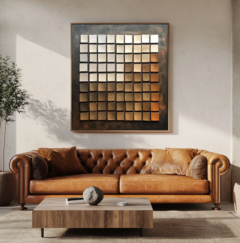 Earthy Geometric Wall Art-wp241998