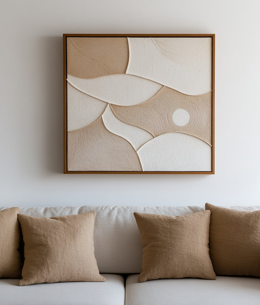 Abstract Textured Tides in Warm Earth Tones-wp242388