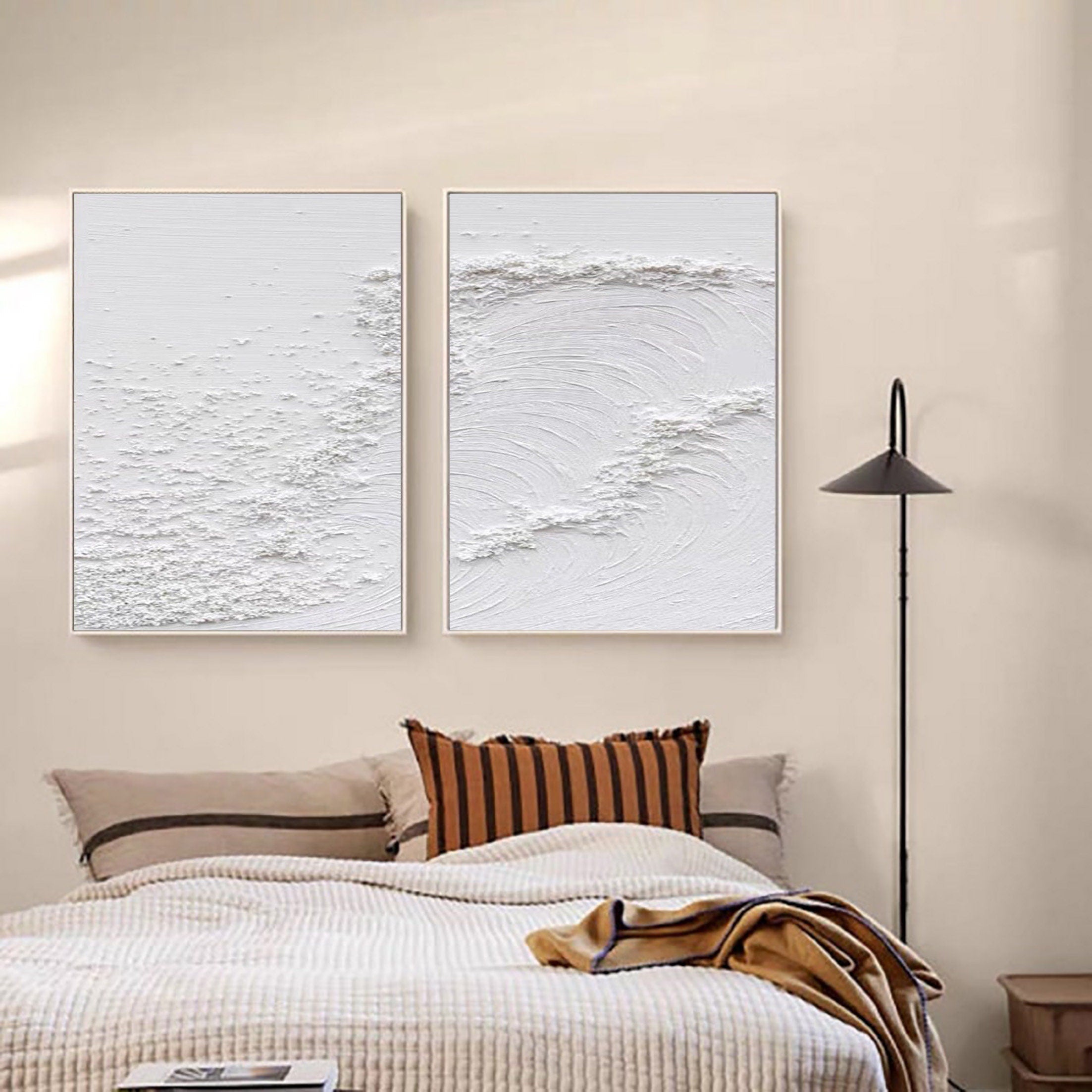 Serene Pair: Textured Whites