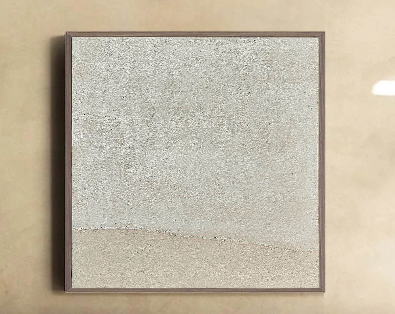 Serene Sands: Minimalist Canvas