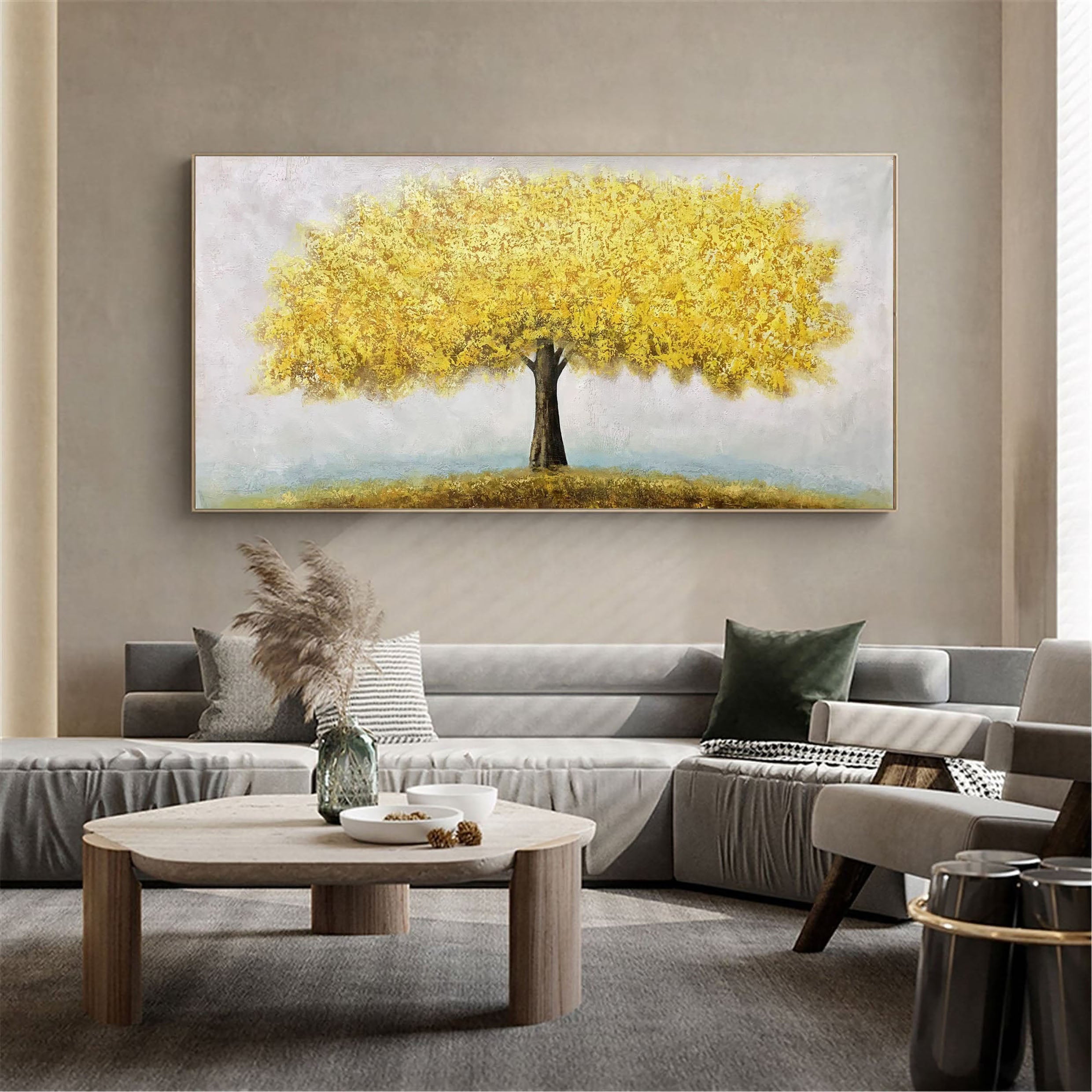 Golden Blooming Tree