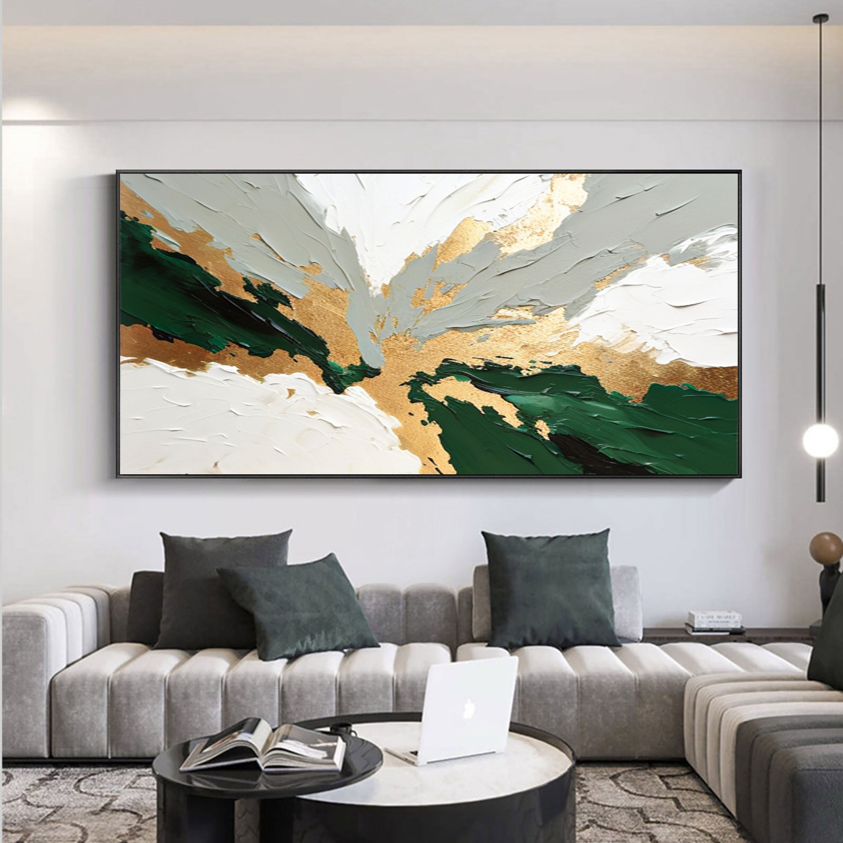 Emerald Fusion: Abstract Canvas