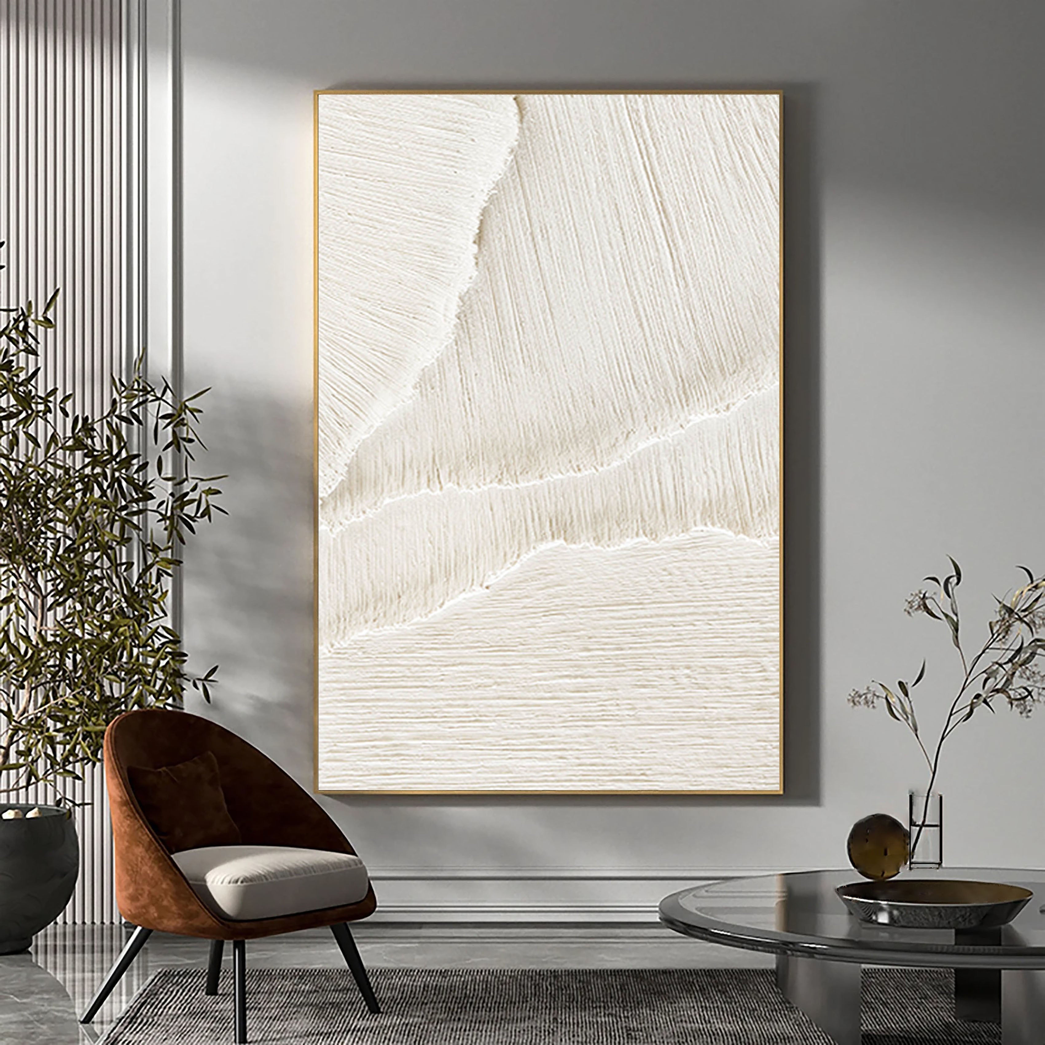 Whispering Sands: Textured Canvas